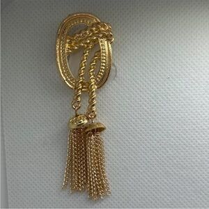 Fashion Jewelry Gold Chain Brooch